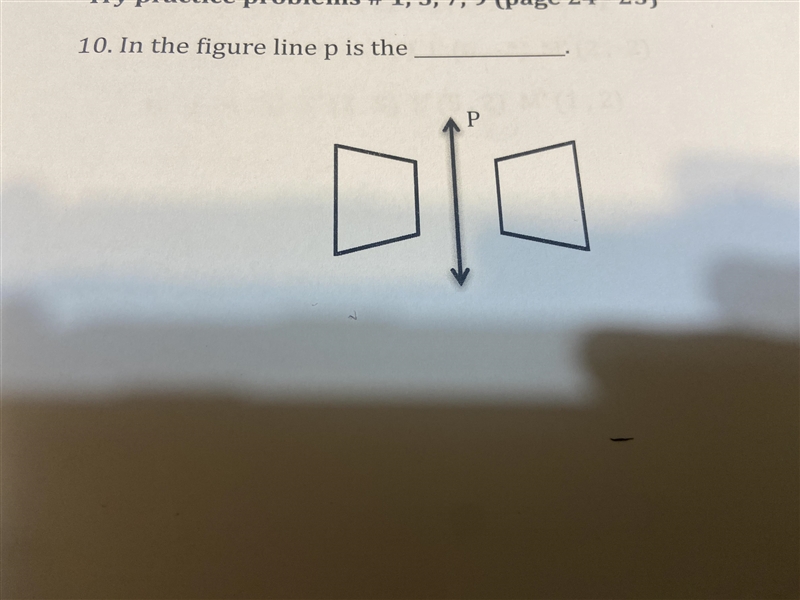 In the figure Line “P” is the ____?-example-1