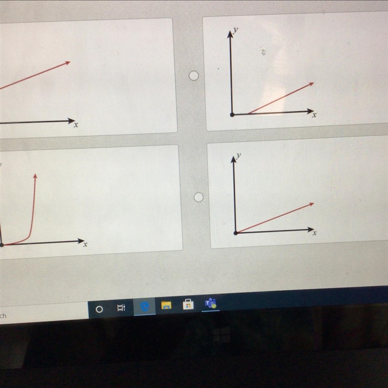 Which is a graph of a proportional relationship-example-1