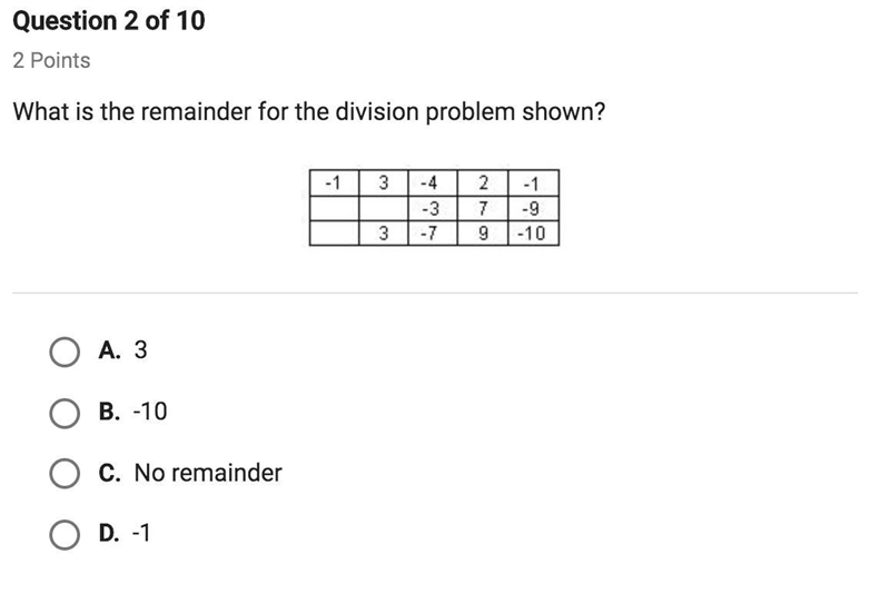 What is the remainder for the division problem shown below-example-1