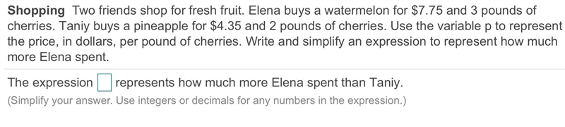 Ive been trying to figure out this problem, I’m not sure if each fruit is measures-example-1