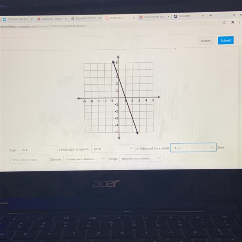 Need helping solving for zero domain and range!!-example-1