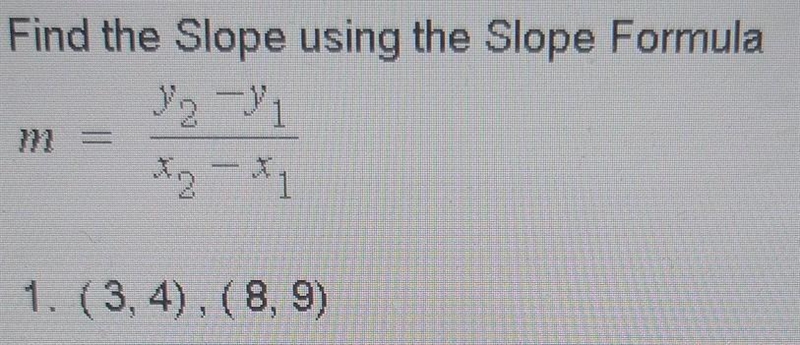 Find the Slope using the Slope ​-example-1