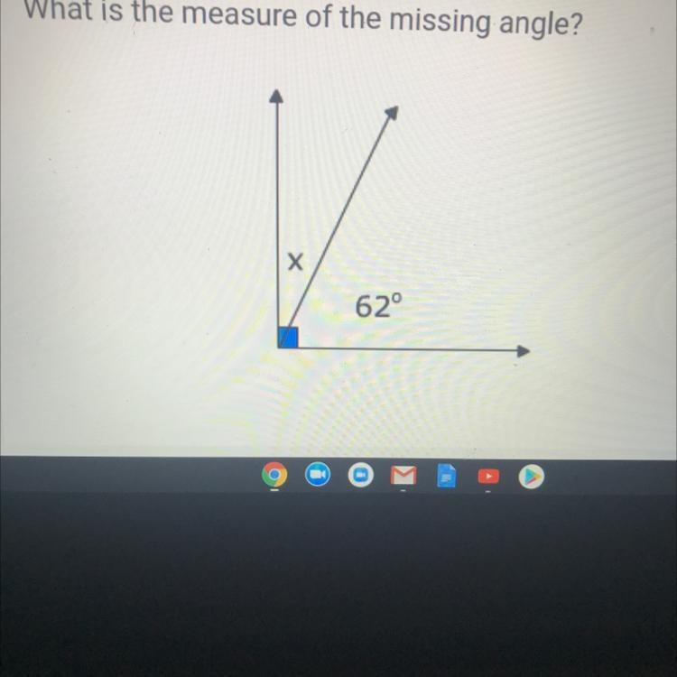 What is the measurement of the missing angle-example-1