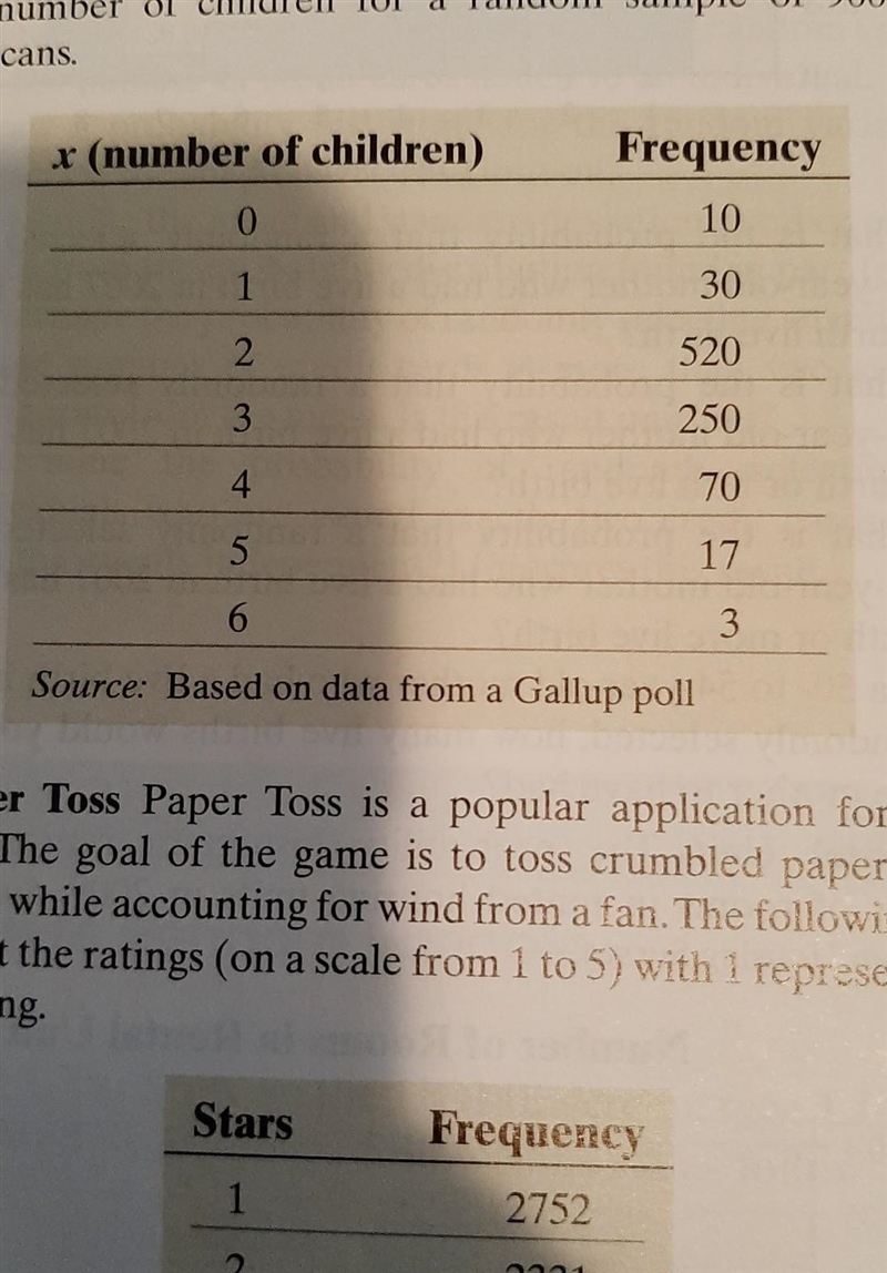 What is the ideal number of children to have in a family? The following data represent-example-1