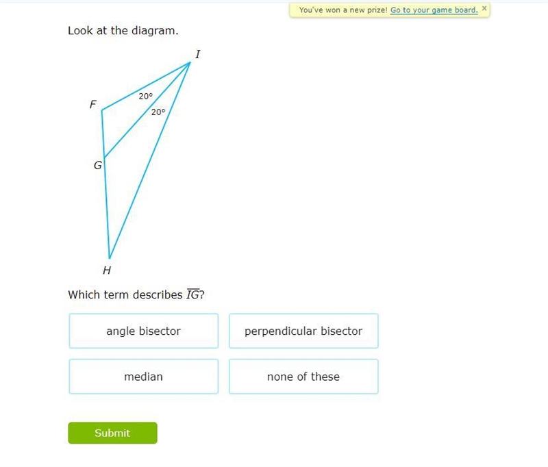 Look at the diagram. Which term describes IG?-example-1