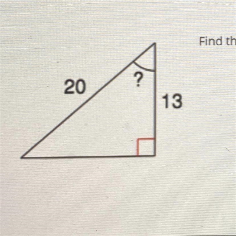 Find the measure of the missing angle.-example-1