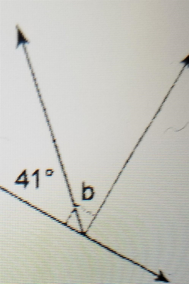 Find the measure of angle b ​-example-1