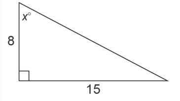 Find the value of x in the triangle. Round your answer to the nearest tenth of a degree-example-1