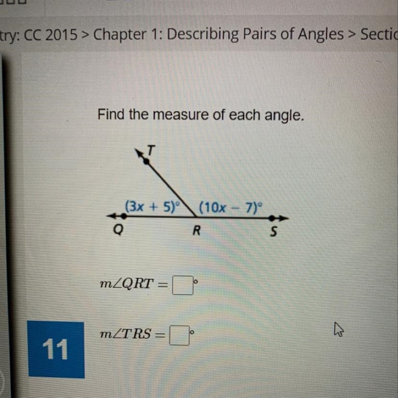 Can you guys help me with this angle problem for Geometry tysm-example-1