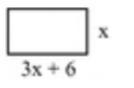 What is the value of x, if the perimeter of the rectangle is 18? This is the problem-example-1