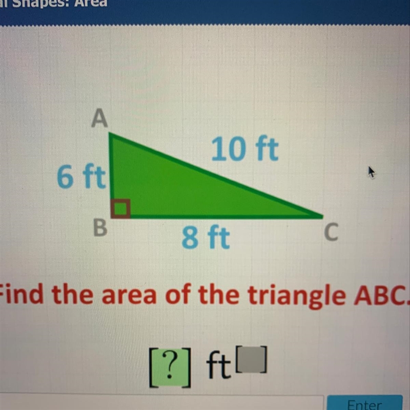 Find the area of ABC-example-1