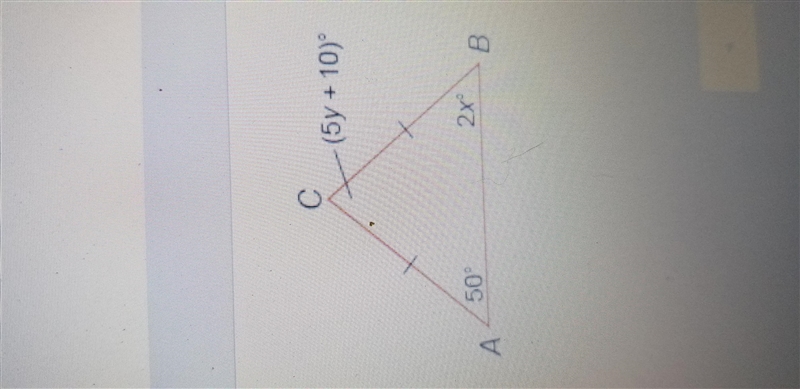 50 Points What is the value of y?-example-1