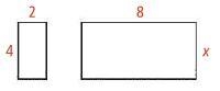 The figures below are similar. Find the value of x. Have a good day-example-1