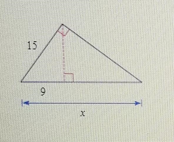 Find the missing length indicated. A)100 B)36 C)25 D)9​-example-1