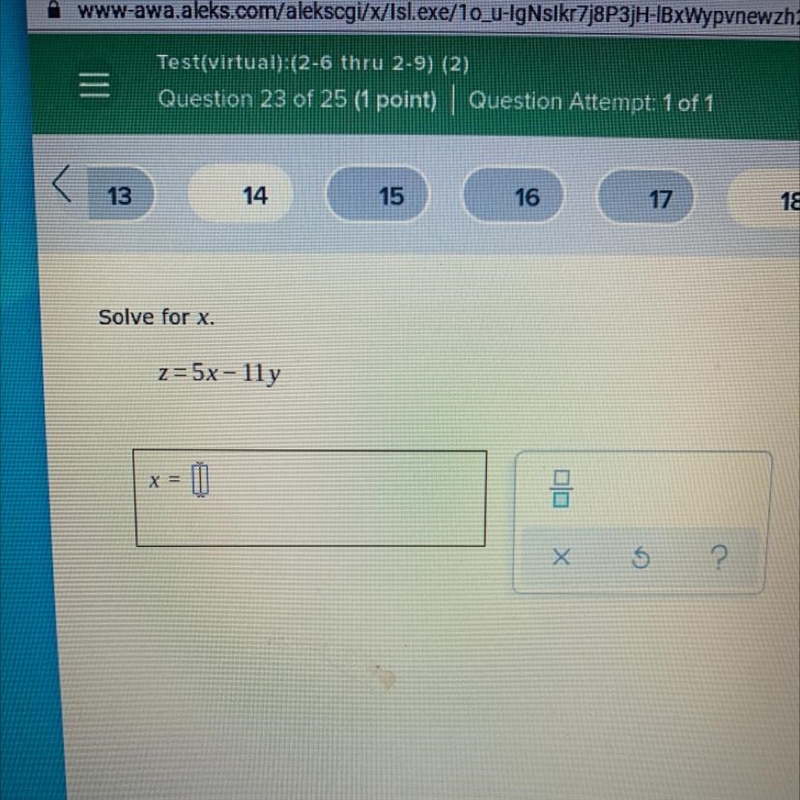 Z=5x- 11y can someone please help-example-1