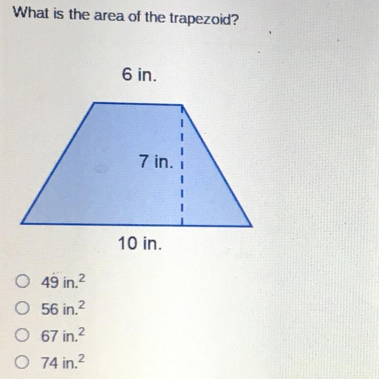 What is the area of the trapezoid?-example-1