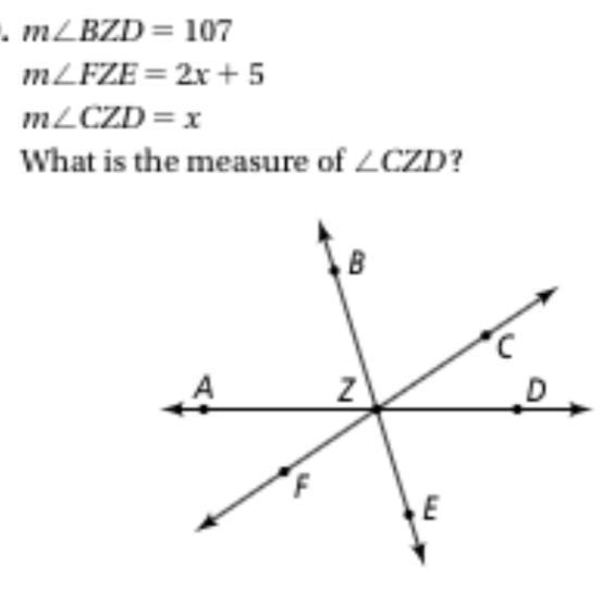 M m m What is the measure of Z CZD? PLEASE HELP!-example-1