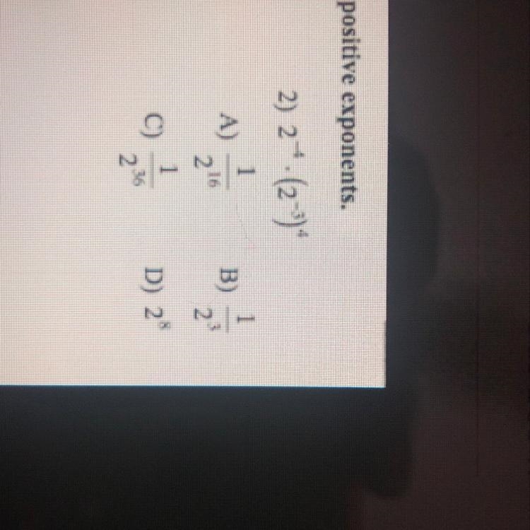 Simplify. Your answer should contain only positive exponents.-example-1