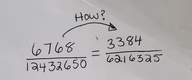 Keep getting stuck on dividing the fractions to simplify them when I use calculator-example-1