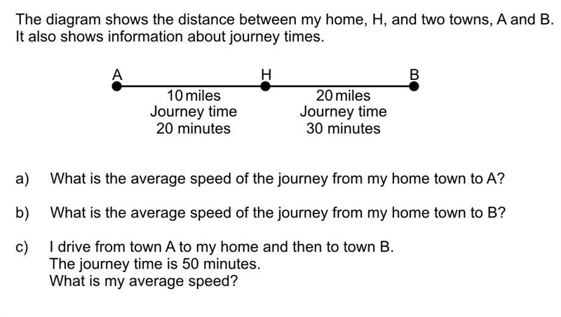 The diagram shows the distance-example-1