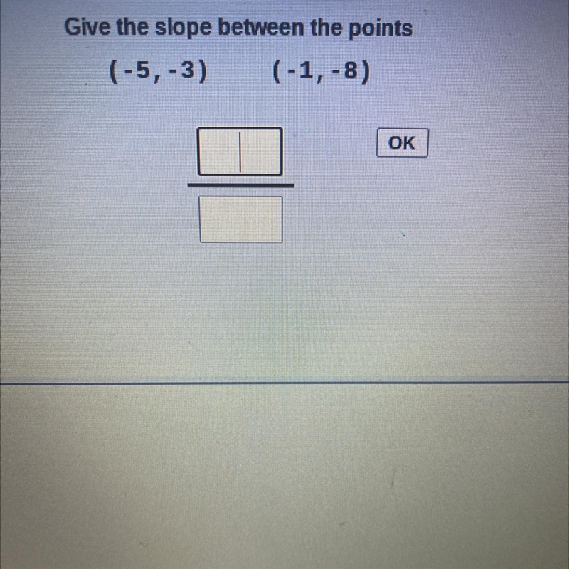 Give the slope between the points. Answer-example-1