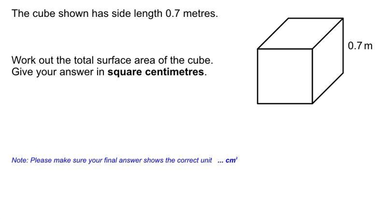 what’s the working out to this question as i know the answer is 2.94cm squared but-example-1