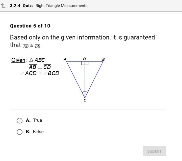 Based only on the given information, it is guaranteed that AD = DB-example-1