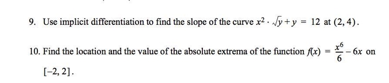 EXPLAIN WITH STEPS BOTH QUESTIONS 9 AND 10-example-1