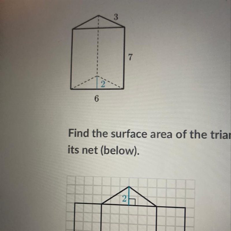 Find the surface area of the triangular prism-example-1