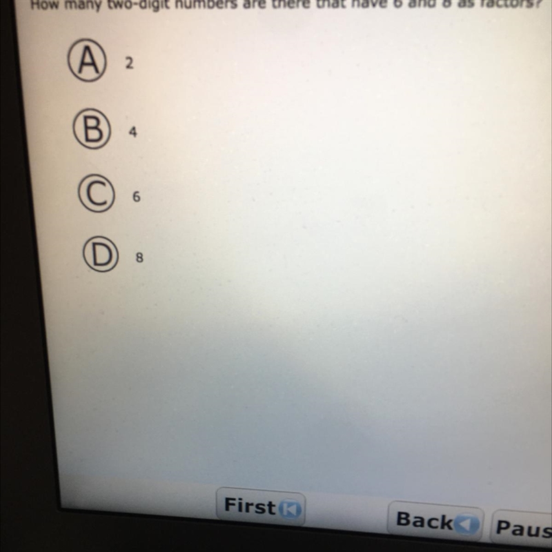 How many two digit numbers have 6 and 8 as factors-example-1