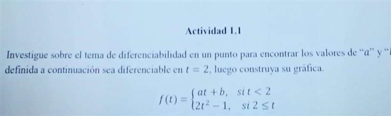 Actividad 1.1<br />Investigue sobre el tema de diferenciabilidad en un punto-example-1