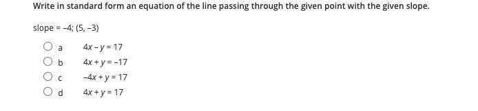 Which is the standard form equation?-example-1