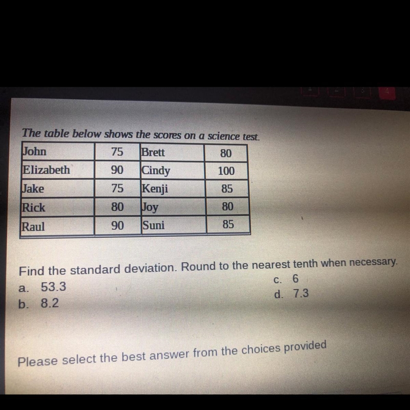 Find the standard deviation-example-1