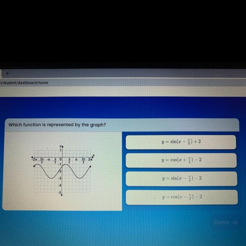 Which function is represented by the graph?-example-1