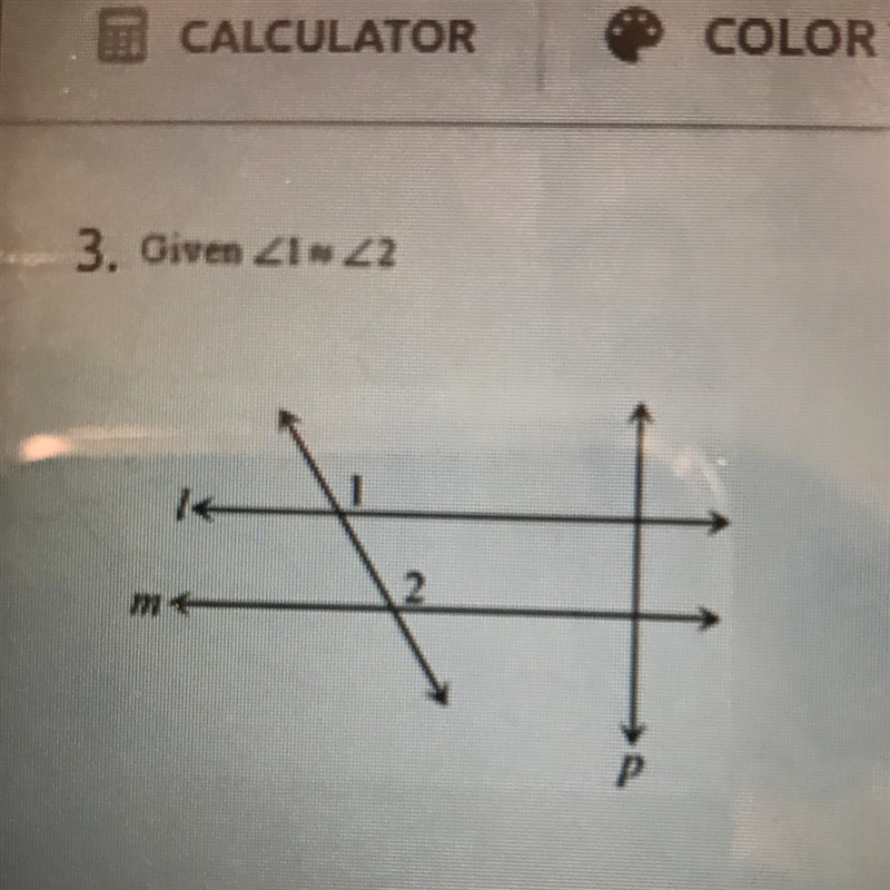 If line p is perpendicular to line m what is the relationship between line p and line-example-1