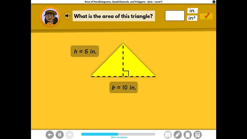 What is the area of this triangle?-example-1