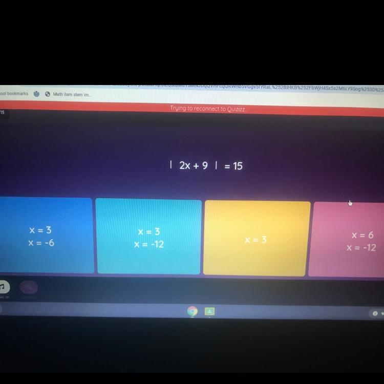 Solve following | 2x + 9 = 15-example-1