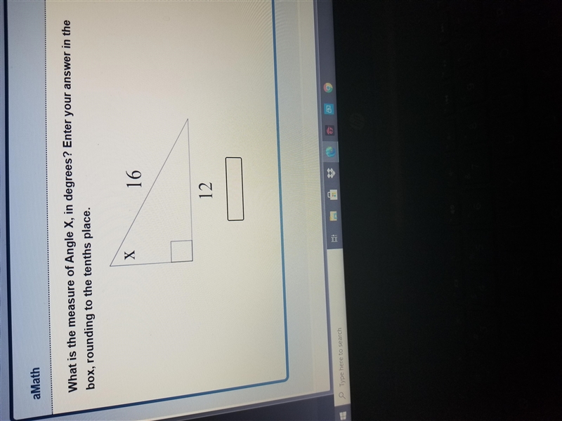 What is the measure of Angle X, in degrees?-example-1