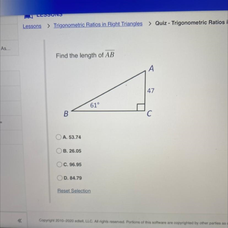 Find the length of AB-example-1