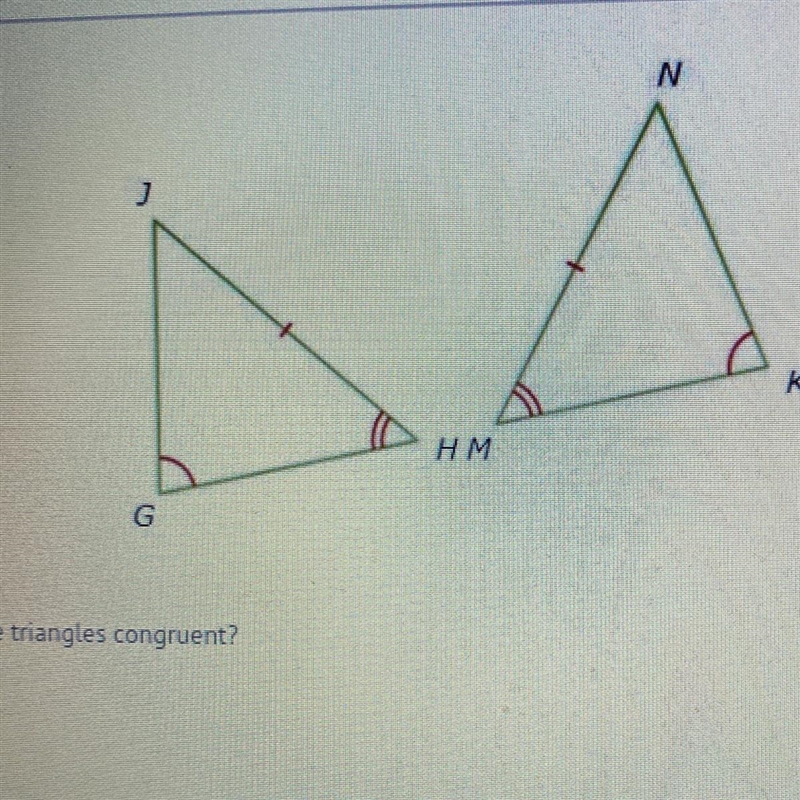 By which rule are these triangles congruent?-example-1