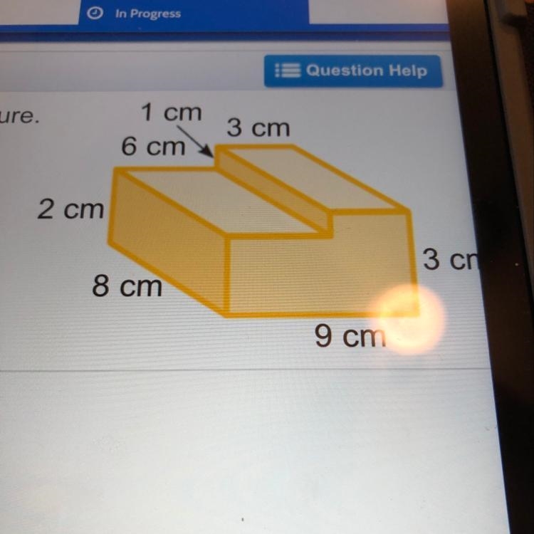 What is the volume of the solid figure?-example-1