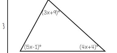 Find x for the angles please!!! 20pts!-example-3