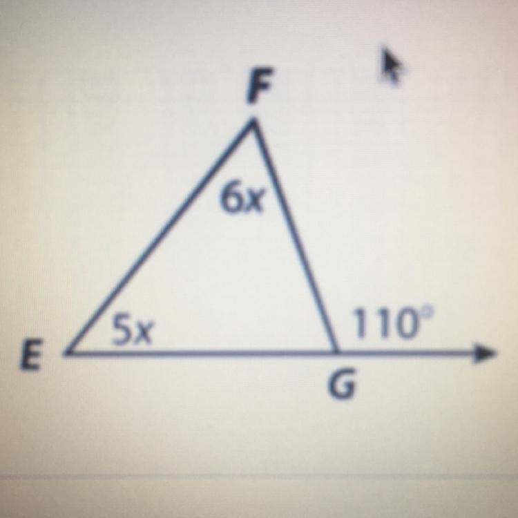 Use the figure below to find the measure of FGE.-example-1