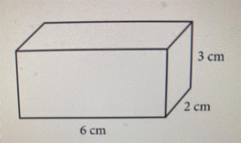 What is the volume in cubic centimeters of the prism-example-1