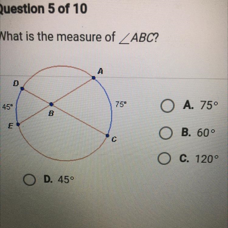 What is the measure of-example-1