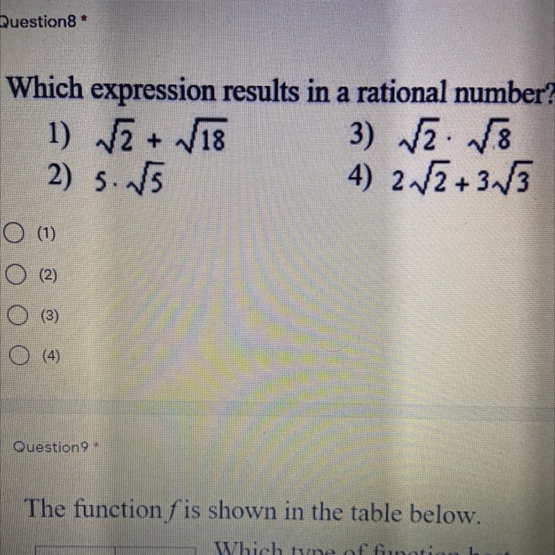 Which expression results in a rational number?-example-1