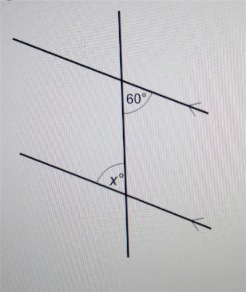 Work out the size of this angle x​-example-1