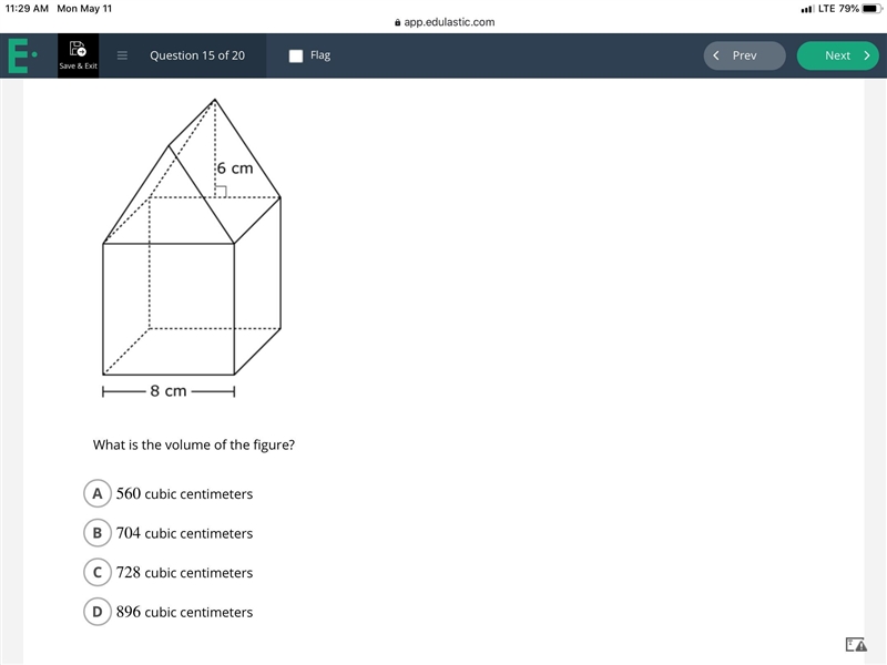 What is the volume of the figure? Please help!-example-1