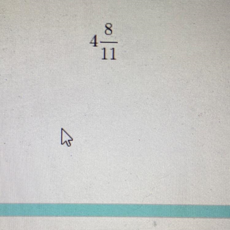 Write the fraction as a decimal 4 -8 11 4 , and 8 over 11-example-1