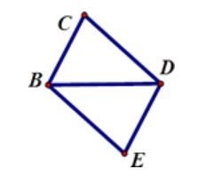 Line segment BD bisects < CBE, line segment BD bisects-example-1